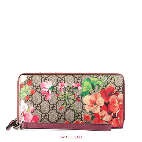 gucci blooms travel wallet 410068|Gucci zippy wallet.